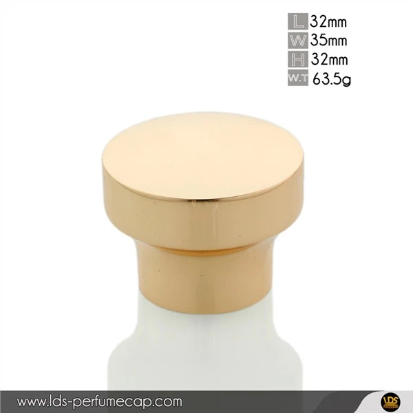 Tappo per profumo in Zamac oro inciso