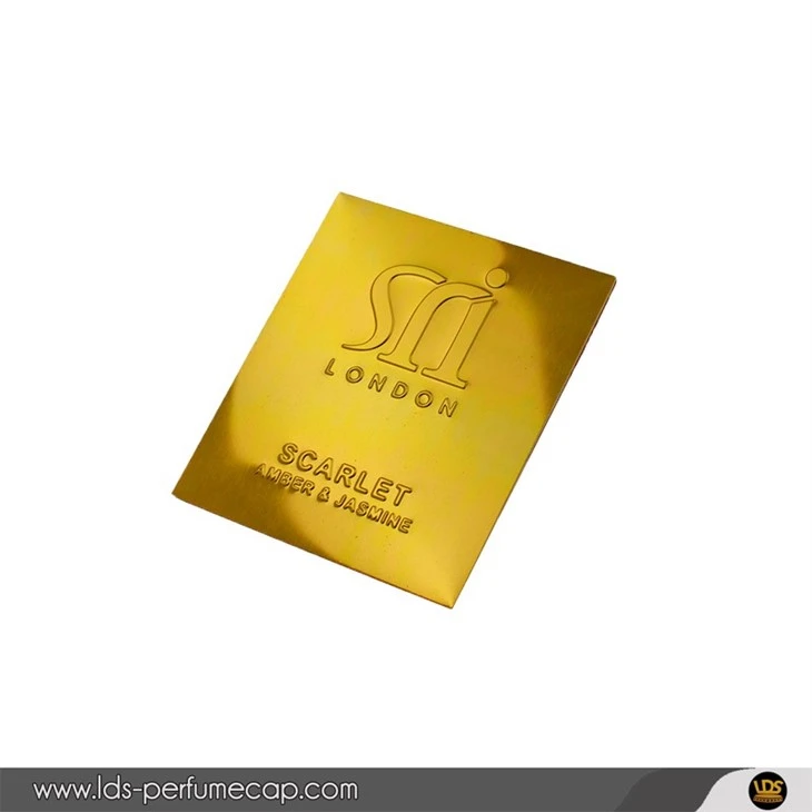 Metal Perfume Label